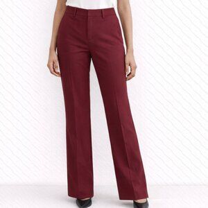 Banana Republic Sculpted Stretch Straight Pants – Burgundy – Petite 10